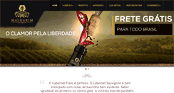 Desktop Screenshot of malgarimvinhos.com.br